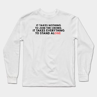 One Long Sleeve T-Shirt